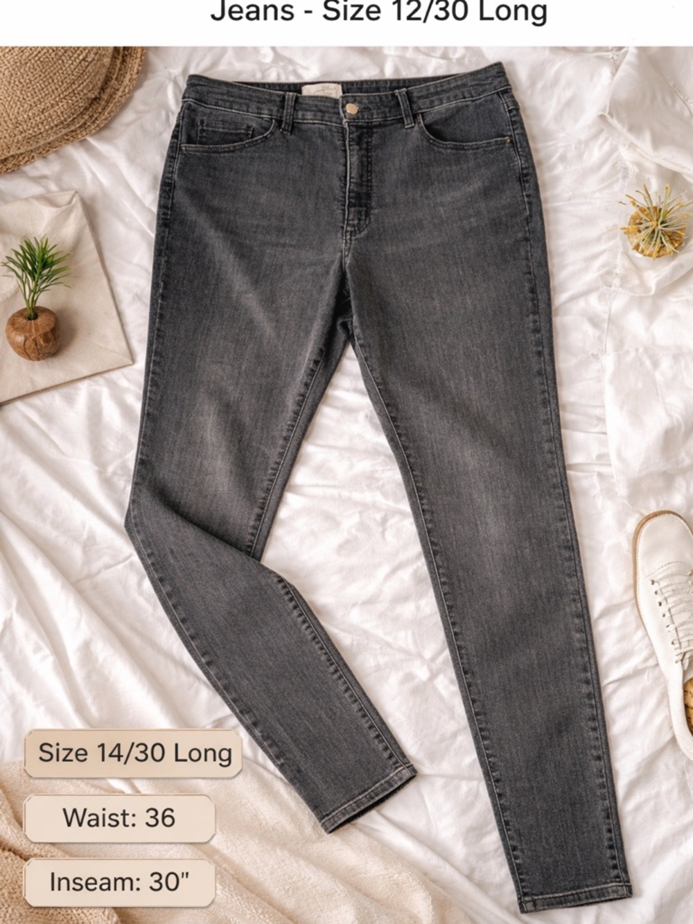 Great pre owned Women's Universal Thred High-Rise Skinny Stretch Jeans